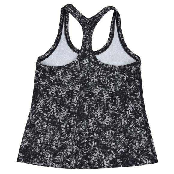 LULULEMON Cool Racerback Tank Top Shorter Length Sz 4 Blossom Overlay Starlight - Picture 5 of 6